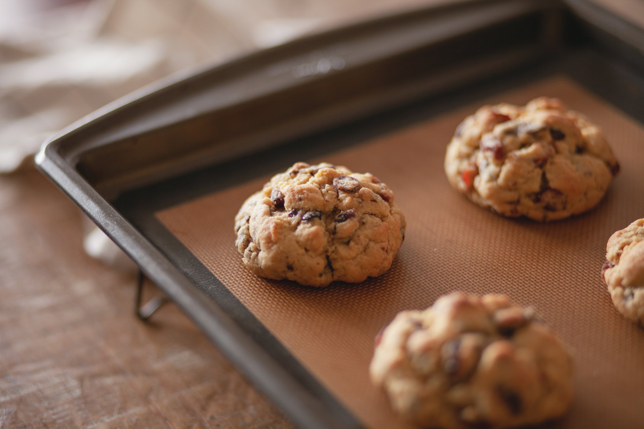 Cookies on a Baking Tray